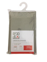 Lenzuolo Pianto Tinta Unita 2 Piazze Cm240x290 Grigio Medio Casa Lenzuolo Pianto Tinta Unita 2 Piazze Cm240x290 Grigio Medio Casa