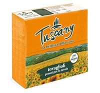 Tovaglioli Colorati 2 Veli Tuscany Arancioni Cm . 38 x 38 Tovaglioli Colorati 2 Veli Tuscany Arancioni Cm . 38 x 38