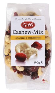 Cashew Mix Anacardi E Mirtilli Rossi Essicati Gilli - Foto 1
