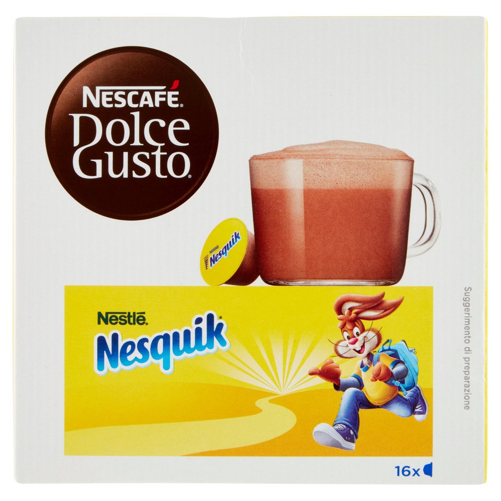 Nescafé Dolce Gusto Nesquik Bevanda Cioccolato 16 Capsule Compatibili