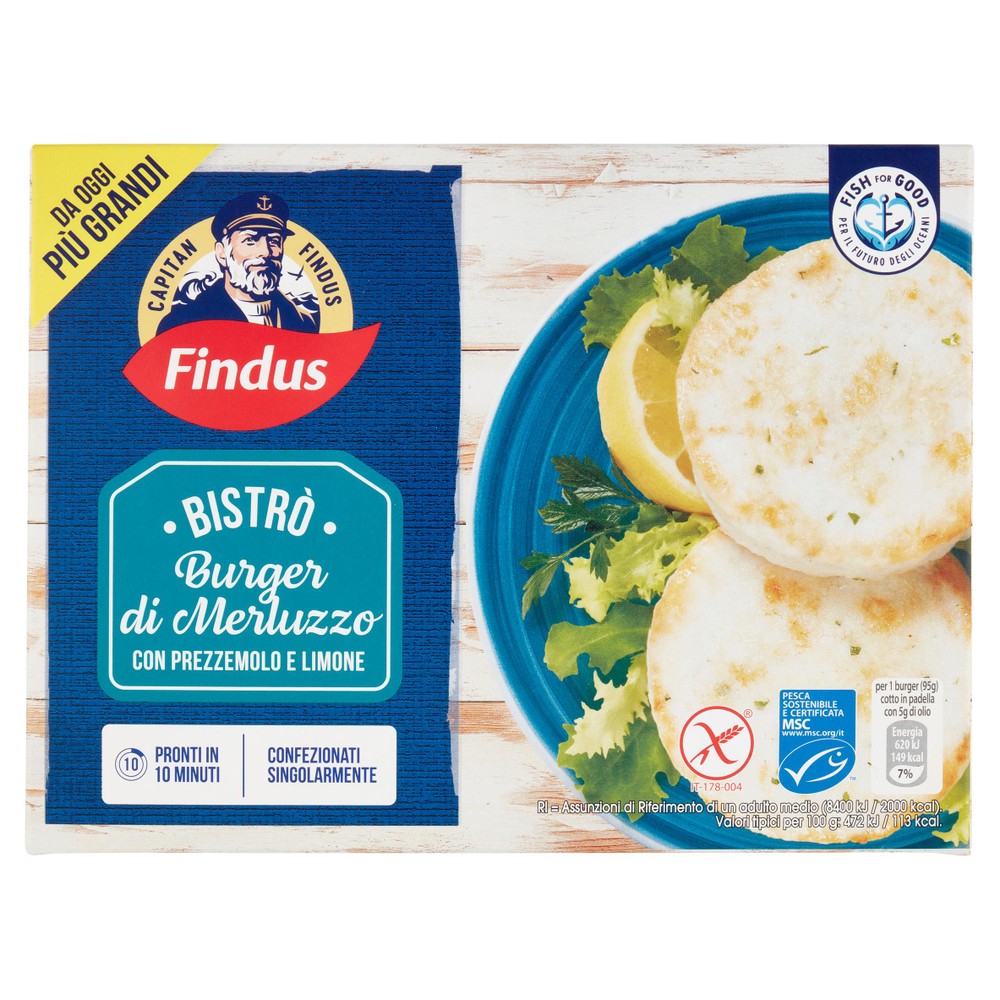 Burger Di Merluzzo Capitan Findus - Foto 1