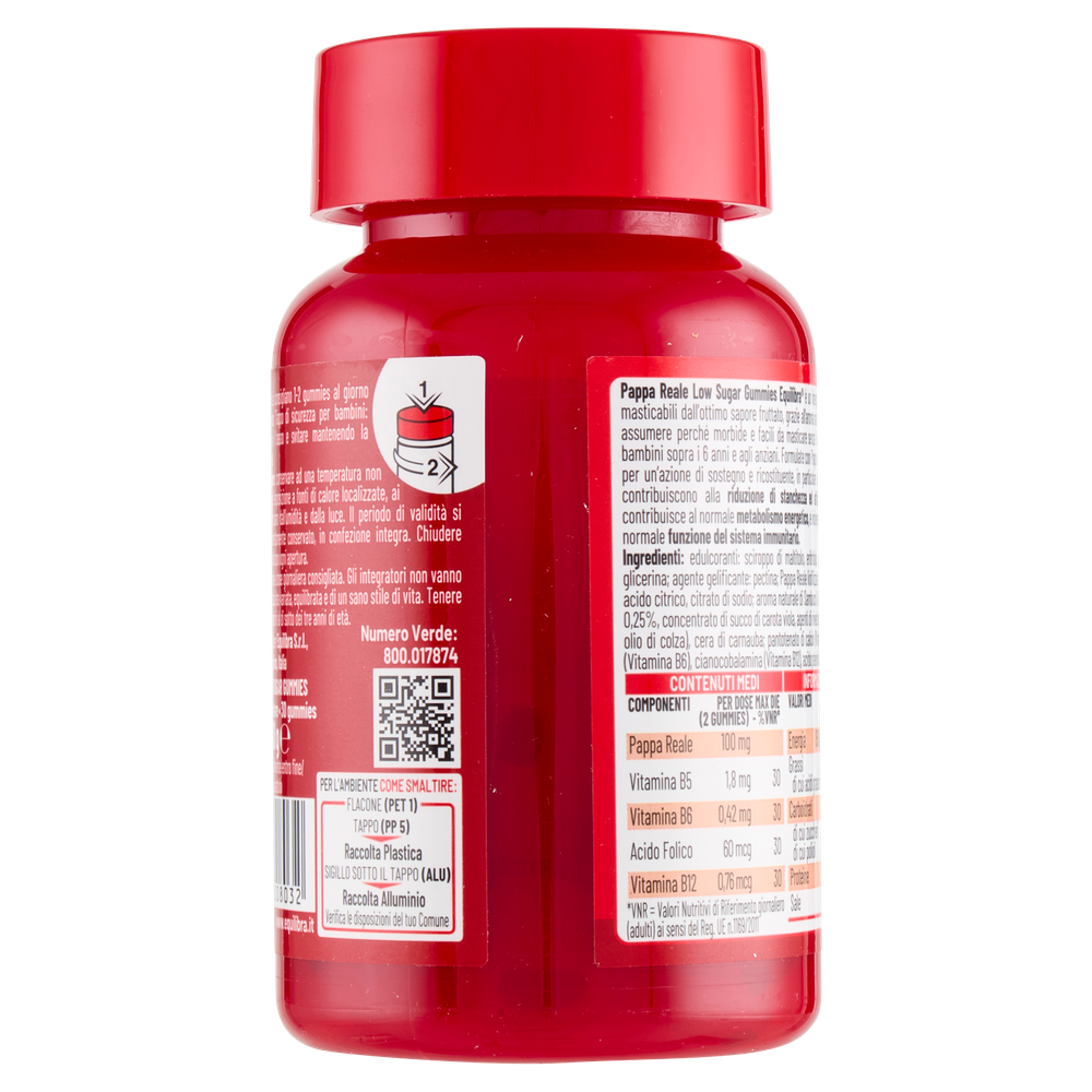 Equilibra Pappa Reale Low Sugar Gummies 30 Gummies 90 G - Foto 3
