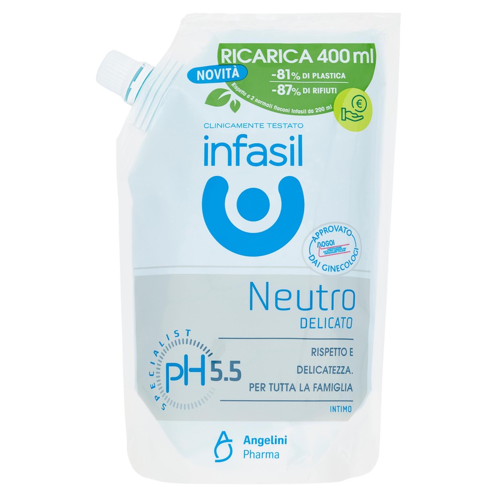 Detergente Intimo Neutro Ecoricarica Infasil - Foto 1