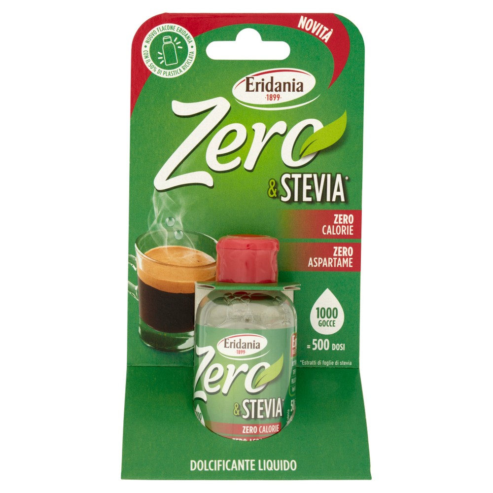 Dolcificante Liquido Zero&Stevia Eridania - Foto 1