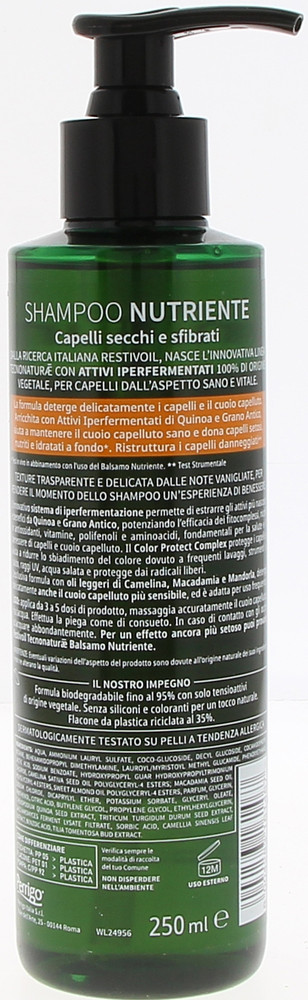 Shampoo Capelli Secchi Tecnonaturae Restivoil