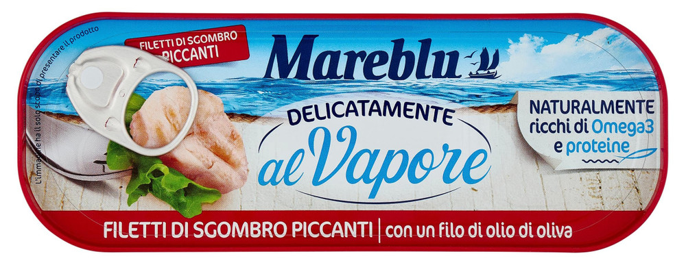 Filetti Di Sgombro Delicatamente Al Vapore Piccanti In Olio Mareblu - Foto 1
