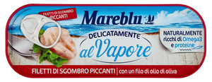Filetti Di Sgombro Delicatamente Al Vapore Piccanti In Olio Mareblu - Foto 1