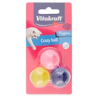 Crazy Ball Per Gatti Vitakraft Mis. S Conf. Da 3 Crazy Ball Per Gatti Vitakraft Mis. S Conf. Da 3