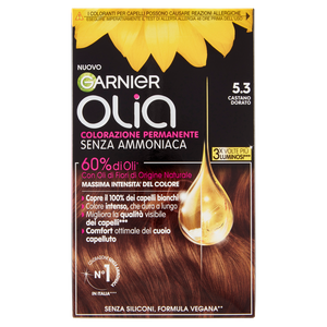 Colorazione Capelli 5.3 Castano Dorato Olia Garnier - Foto 1