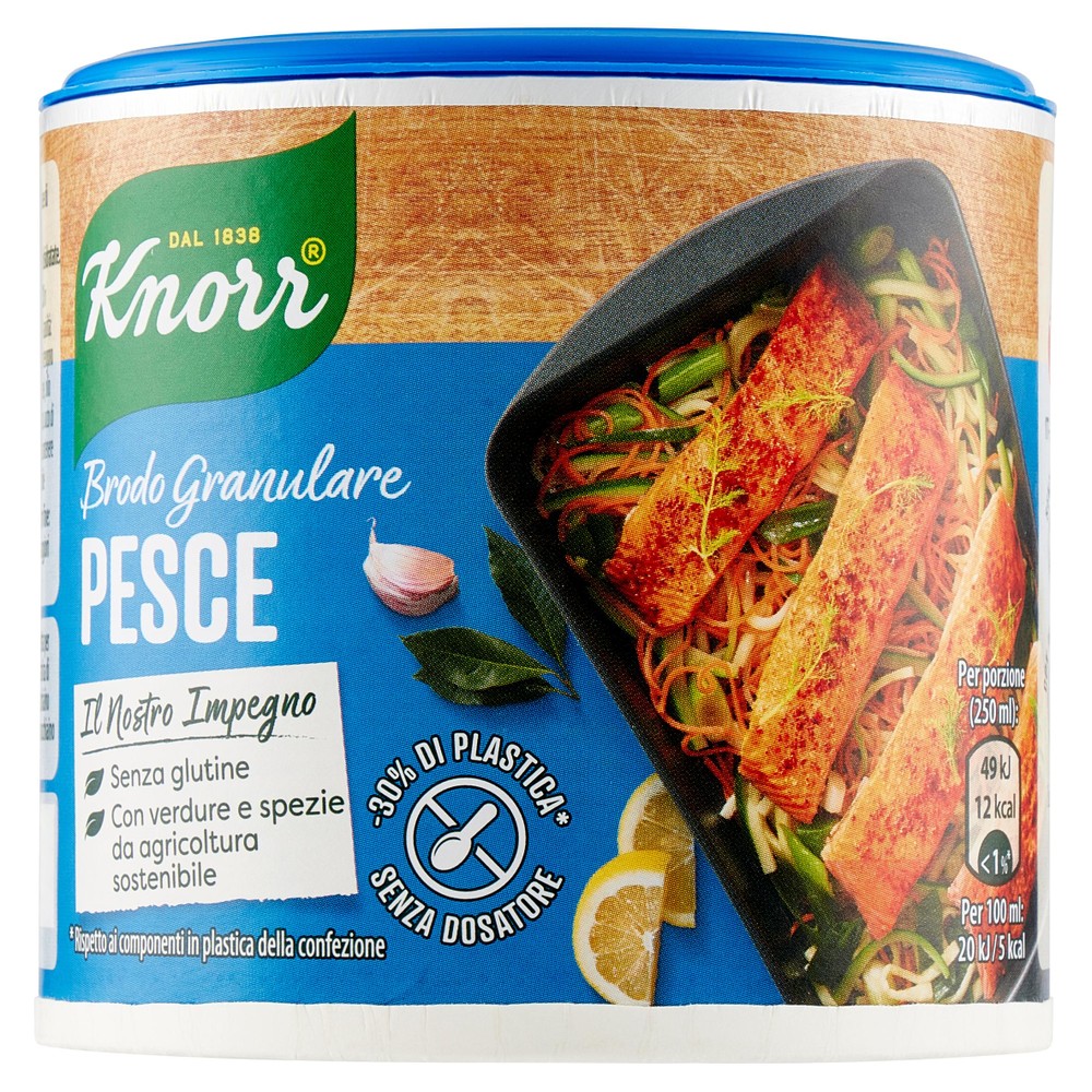 Brodo Granulare Di Pesce Senza Lattosio Knorr - Foto 1