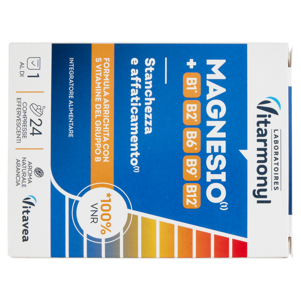 Magnesio+vitamine B1,B2,B6 Vitarmonyl 24 Compresse - Foto 3