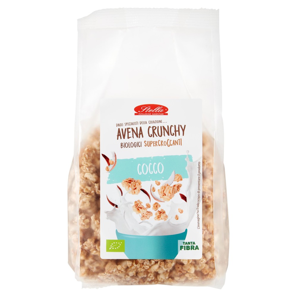 Crunchy Muesli Avena Con Cocco Biologico Stella - Foto 1