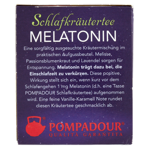 Infuso Erbe Del Sonno Melatonina Vaniglia Caramello 18x2g Pompadour - Foto 2