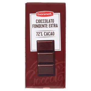 Tavoletta Di Cioccolato Fondente Extra 72% Di Cacao Bennet - Foto 1