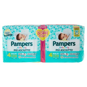 Pannolini Baby Dry 2x24, Taglia 4 Maxi (7-18 Kg) Pampers