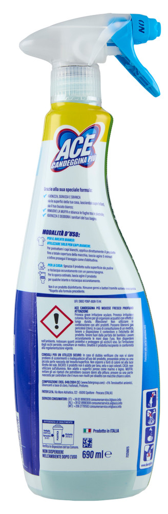 Spray Mousse Candeggina Fresco Profumo Ace - Foto 3