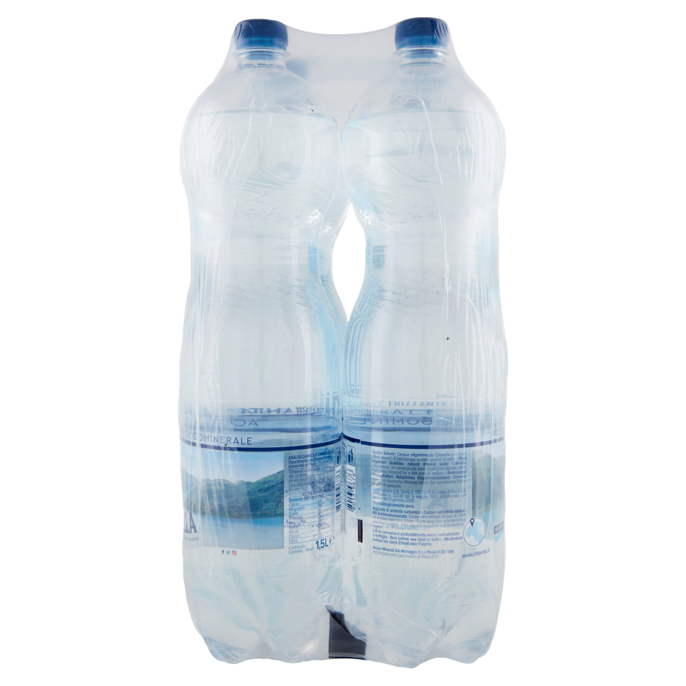 Acqua Minerale Frizzante Chiarella Conf. 6 Da 1,5lt - Foto 2