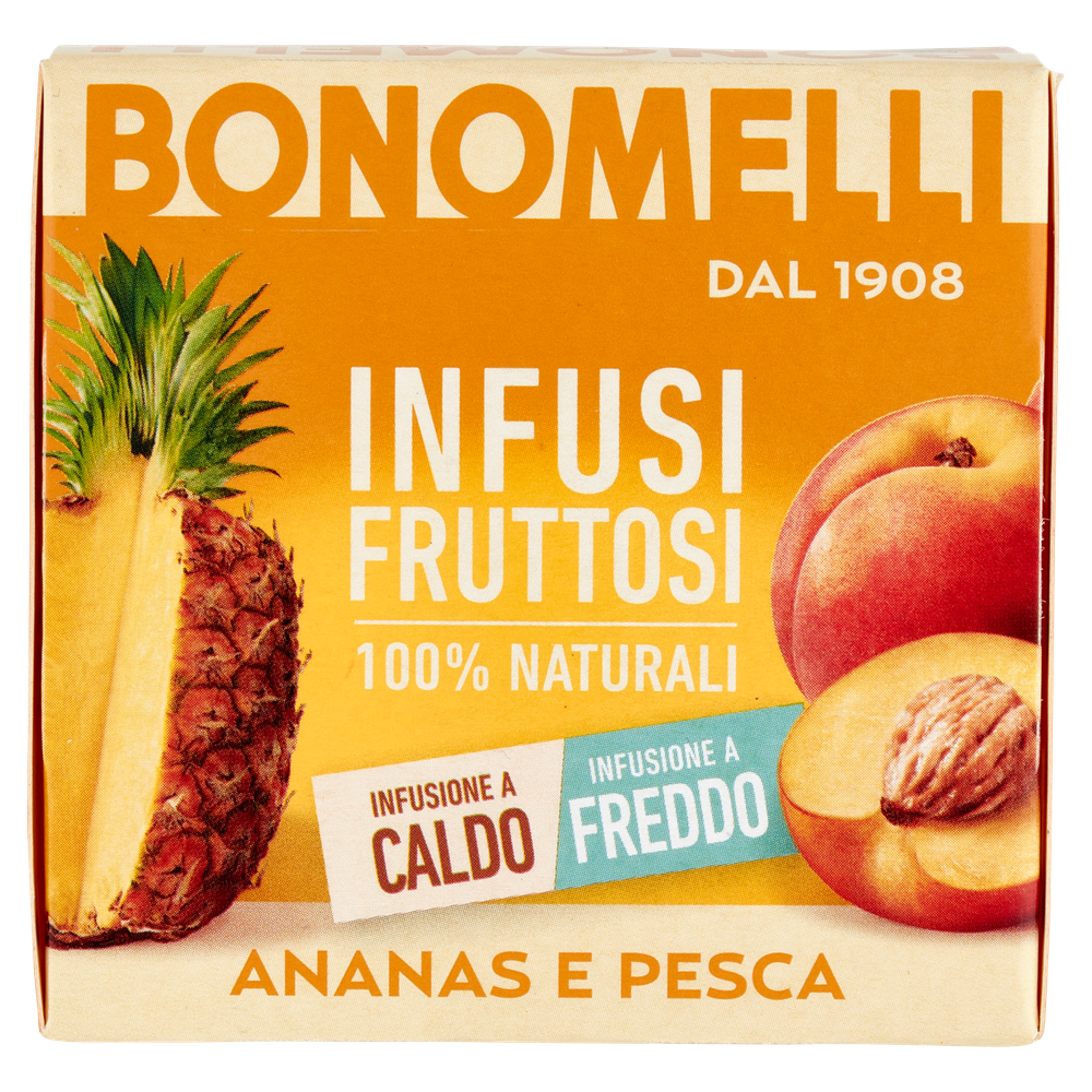 Infuso Fruttoso Ananas E Pesca 100% Naturale Filtri 12x2g Bonomelli - Foto 3