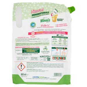 Detersivo Liquido Lavatrice Con Ammorbidente Winni's Baby 16 Lavaggi - Foto 3