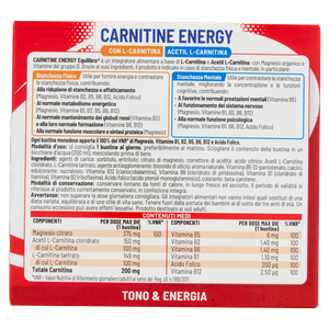 Equilibra Carnitine Energy Bustine Monodose 12 X 6,5 G - Foto 3