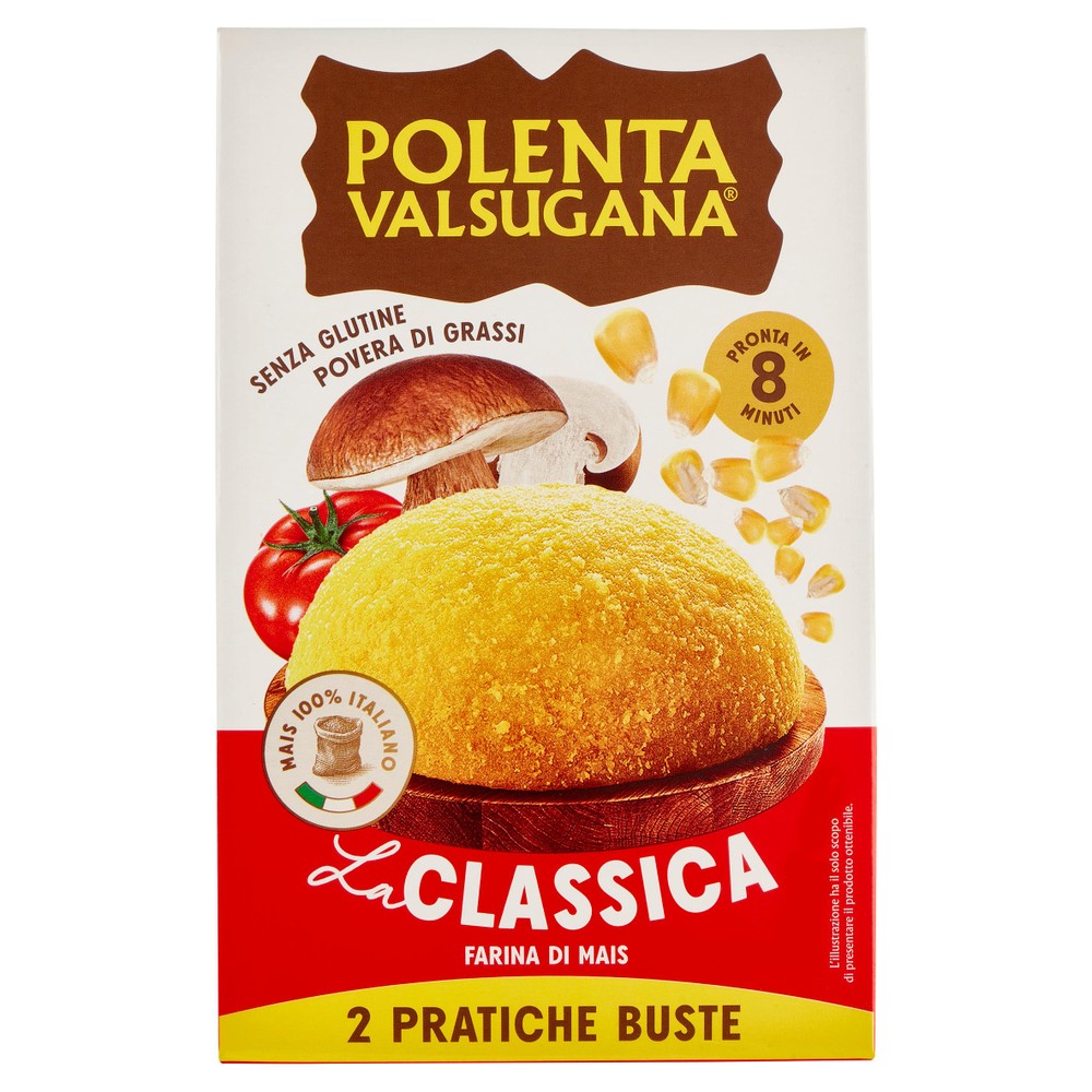 Polenta Gia' Pronta La Classica Senza Glutine 2x190g Polenta Valsugana - Foto 1