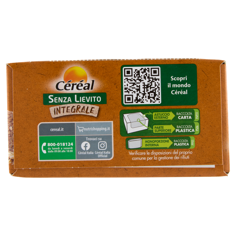 Pane 100% Segale Integrale Senza Lievito Con Fibre Céréal - Foto 2
