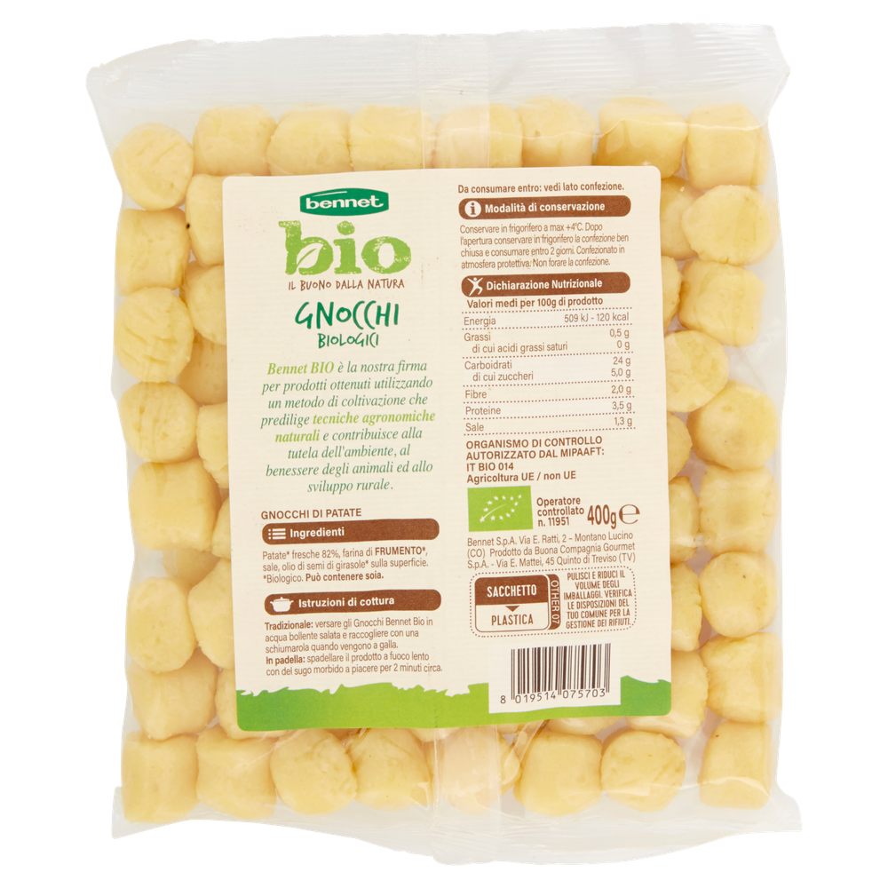 Gnocchi Biologici Bennet Bio - Foto 3