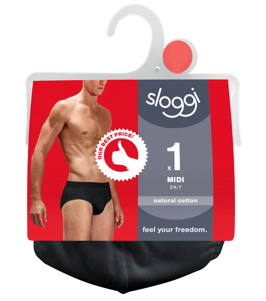 Slip Uomo 6 Bianco Sloggi