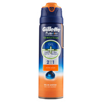 Gel Barba 2 in 1 Fusion Proglide Sensitive Active Sport Gillette Gel Barba 2 in 1 Fusion Proglide Sensitive Active Sport Gillette