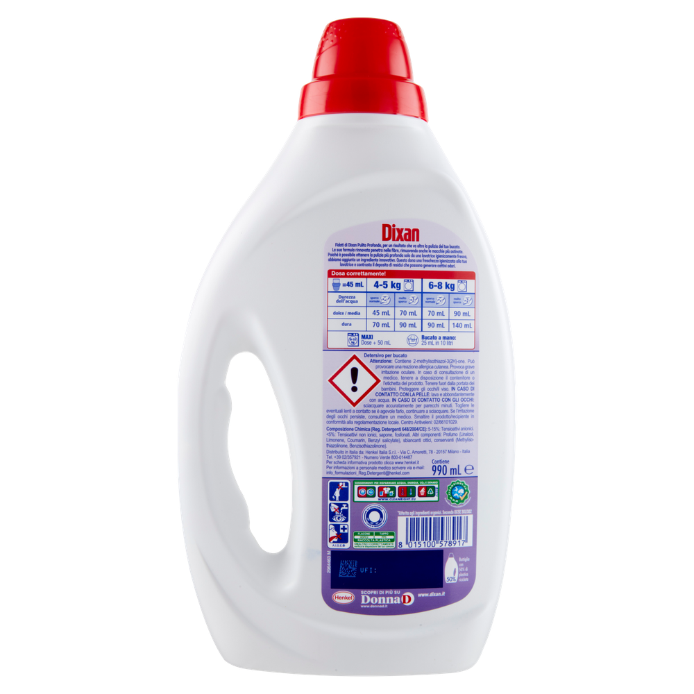 Detersivo  Liquido Lavanda 22 Lavaggi Dixan - Foto 3