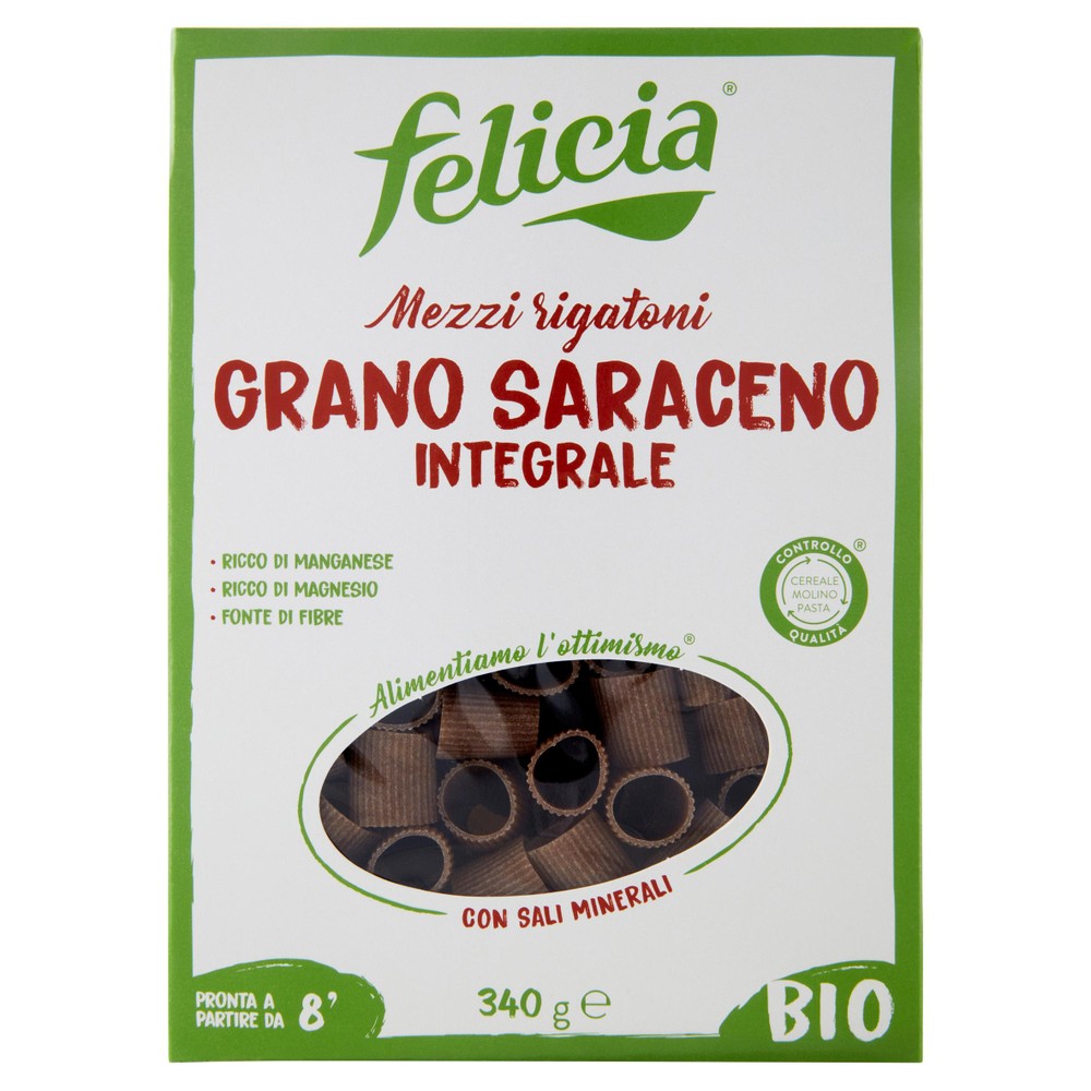 Mezzi Rigatoni Grano Saraceno Felicia Bio