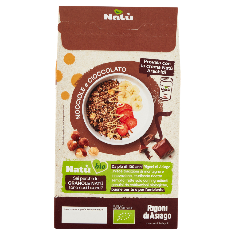 Granola Proteica Natù Nocciole E Cioccolato Biologica Rigoni Di Asiago - Foto 3