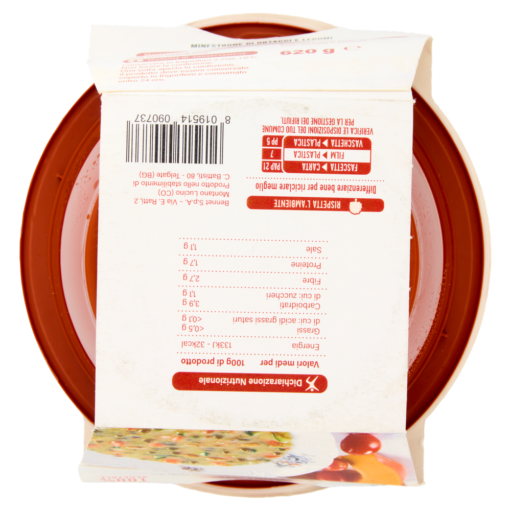 Minestrone Di Verdure E Legumi Bennet - Foto 3