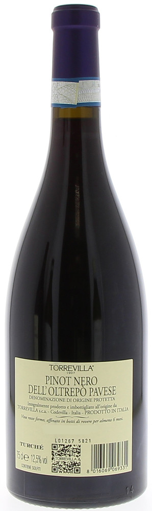 Vino Rosso Pinot Nero Oltrepo' Pavese Doc  Torrevilla - Foto 2