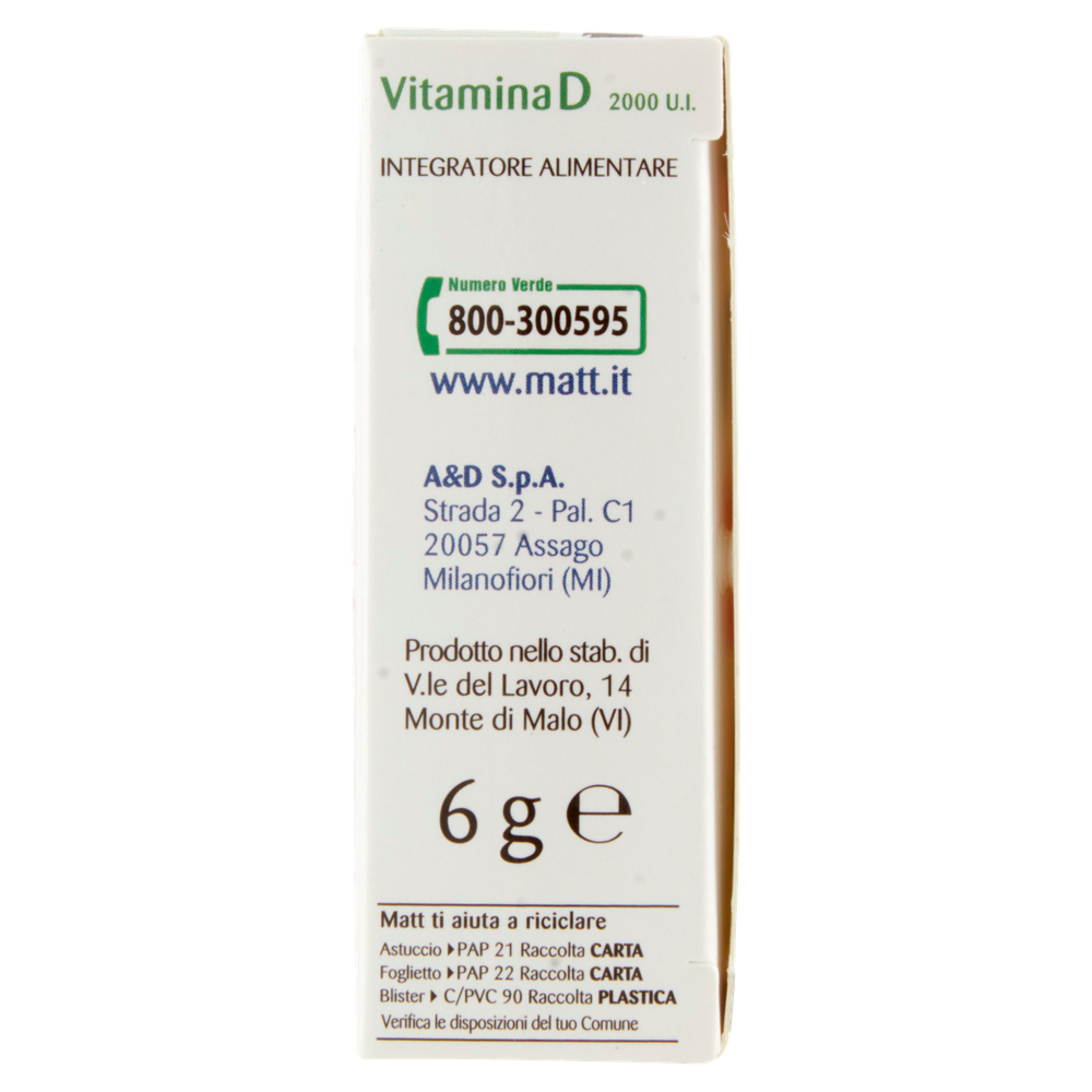 Vitamina D 2000 U.I. Matt - Foto 2