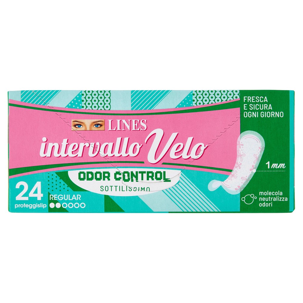 24 Proteggislip Intervallo Velo Odor Control Lines - Foto 1