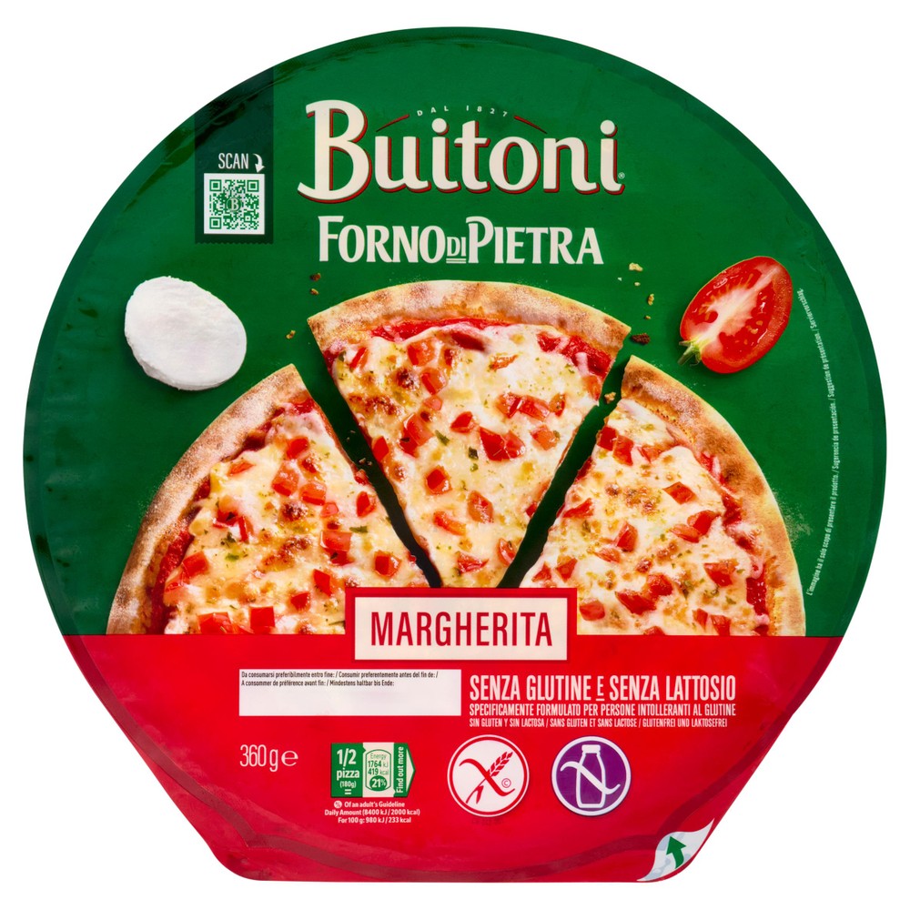 Forno Di Pietra Margherita Pizza Surgelata Senza Glutine 1 Pizza - Foto 1