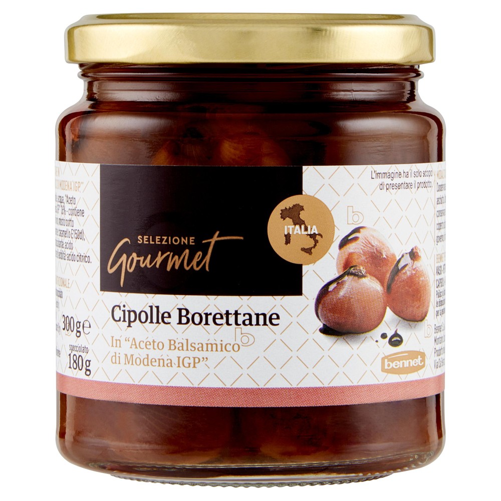 Cipolle Borettane In Aceto Balsamico Selezione Gourmet Bennet - Foto 1