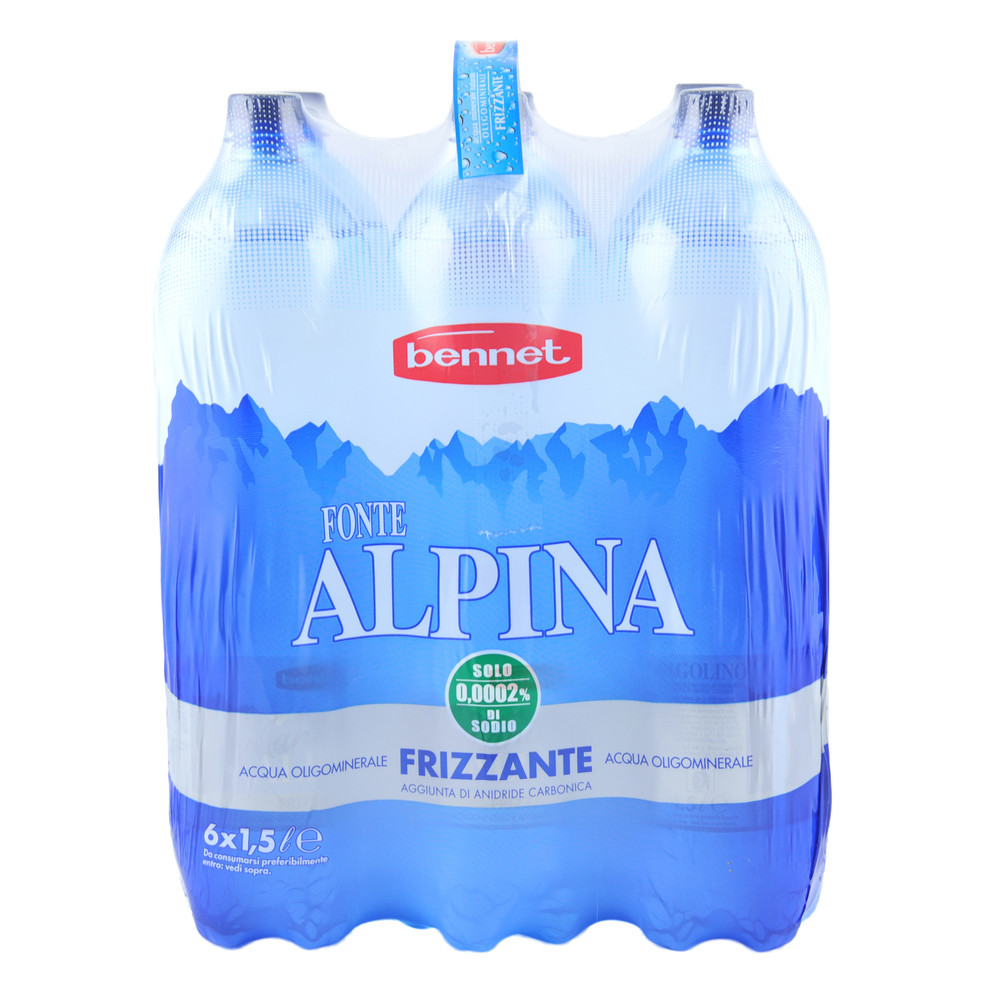 Acqua Frizzante Bennet 6x1,5 L.