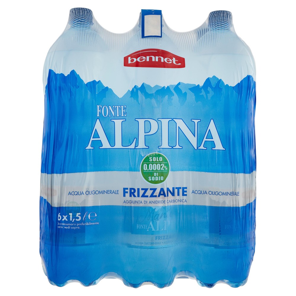 Acqua Frizzante Bennet 6x1,5 L. - Foto 1
