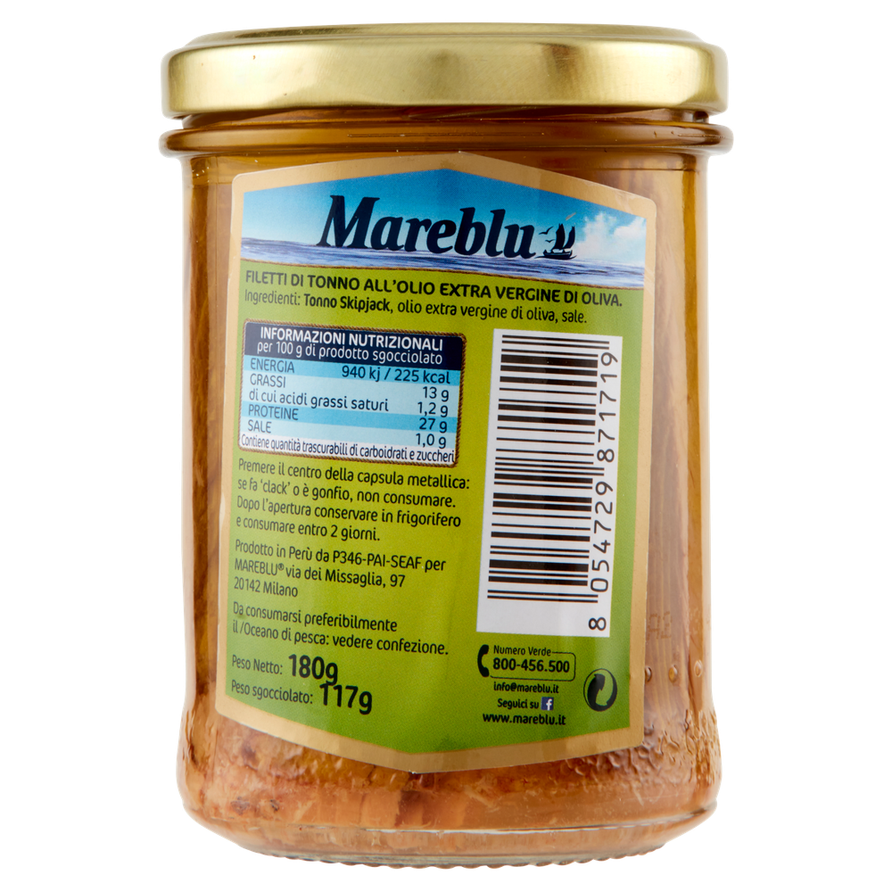 Filetti Di Tonno Extra Vergine Mareblu - Foto 3