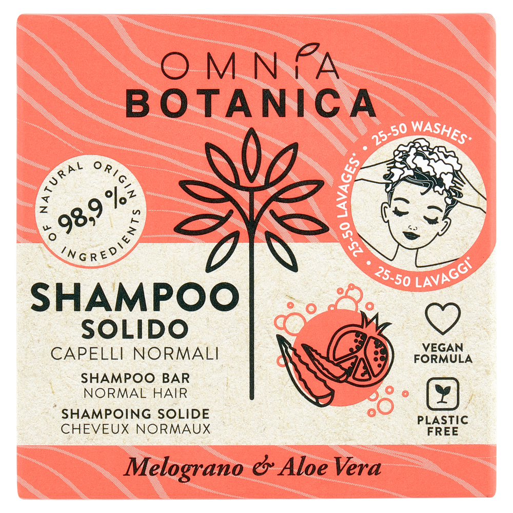 Shampoo Solido Capelli Normali 50g Omnia Botanica - Foto 1
