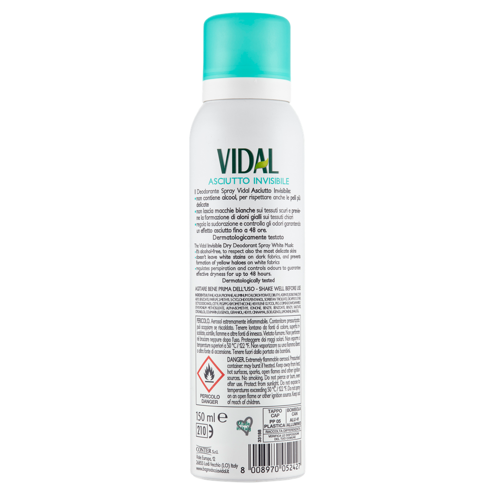 Deodorante Spray Muschio Vidal - Foto 3