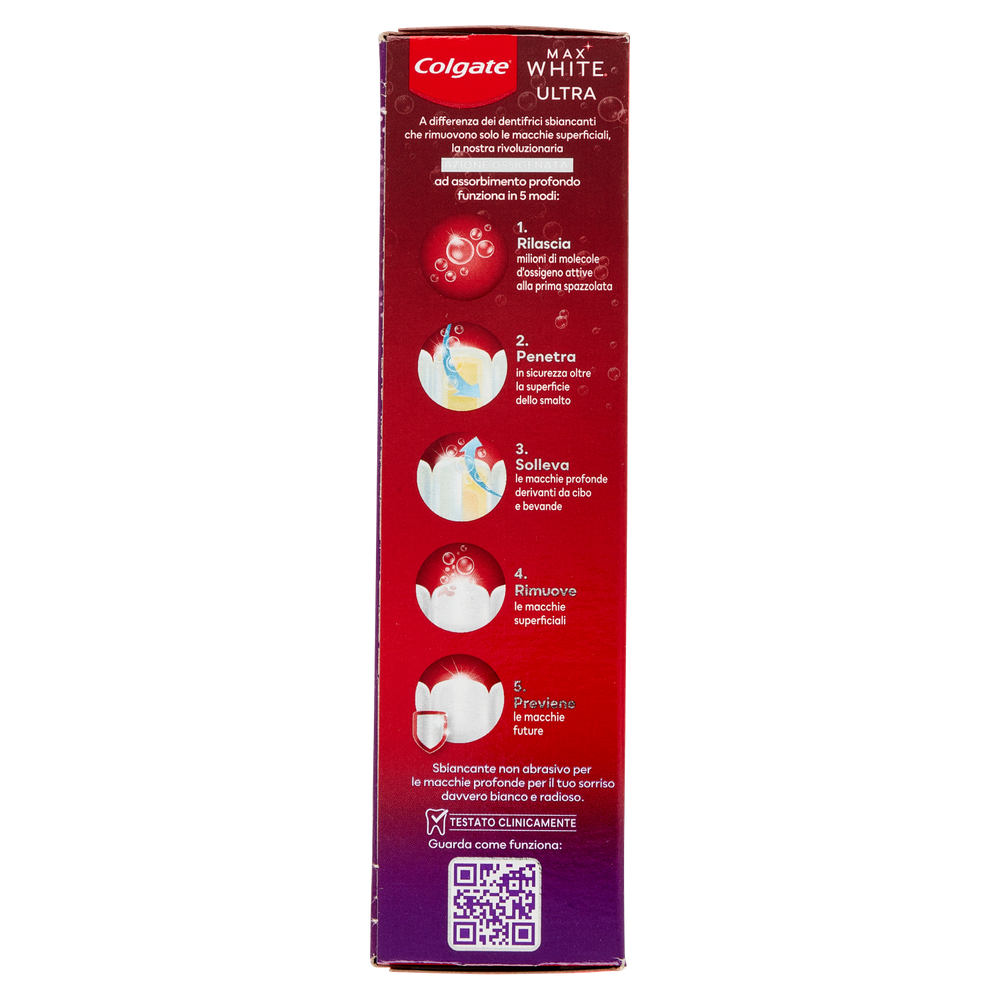 Dentifricio Sbiancante Max White Ultra Active Colgate - Foto 2