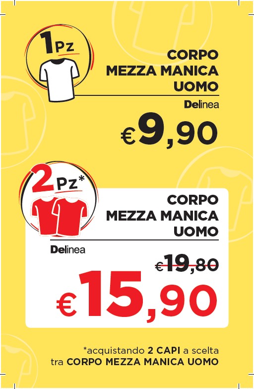 Maglia Uomo Intima Mezza Manica 5 Bianco Delinea - Foto 2