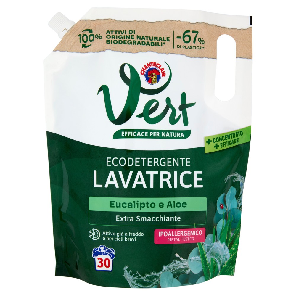 Ecoricarica Lavatrice Chanteclair Vert Eucalipto E Aloe 30 Lavaggi - Foto 1