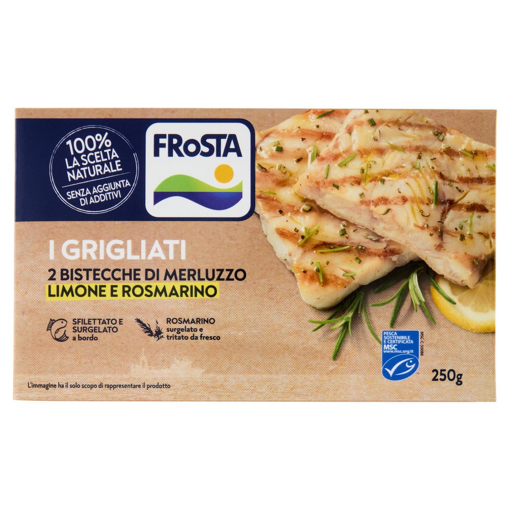 Bistecca Di Merluzzo Grigliato Rosmarino Frosta - Foto 1