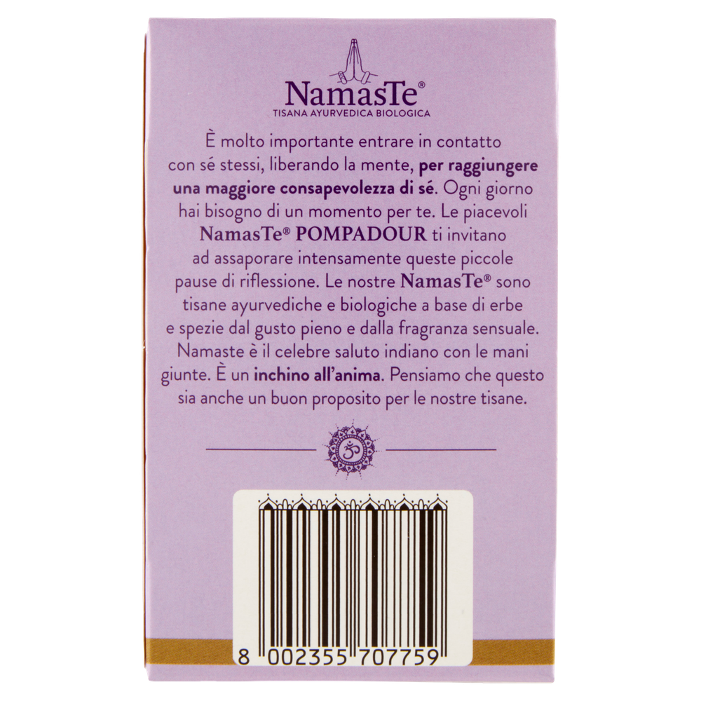 Tisana Ayurvedica Bio Puro Rilassamento In Bustine 15x1,8g Pompadour - Foto 2