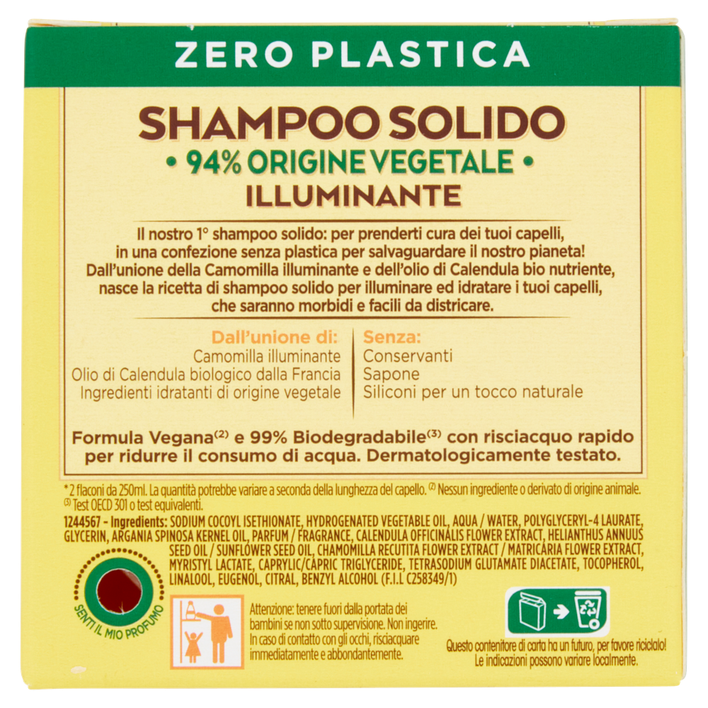 Shampoo Ultra Dolce Solido Camomilla