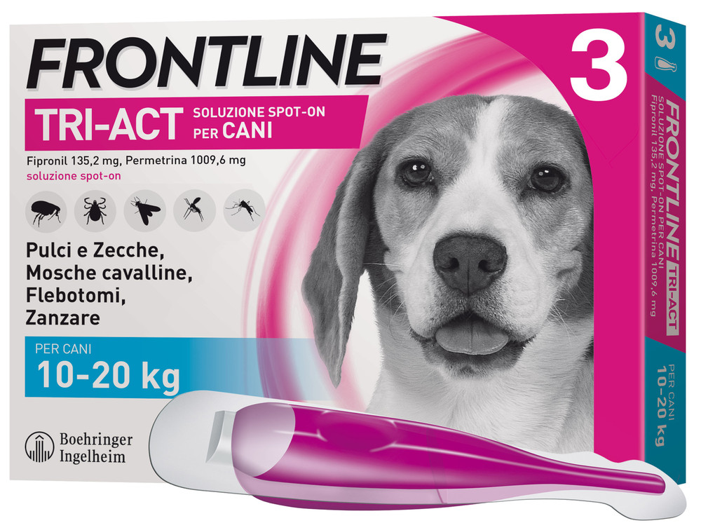 Frontline Tri-Act Cani Kg 10-20 - Foto 1